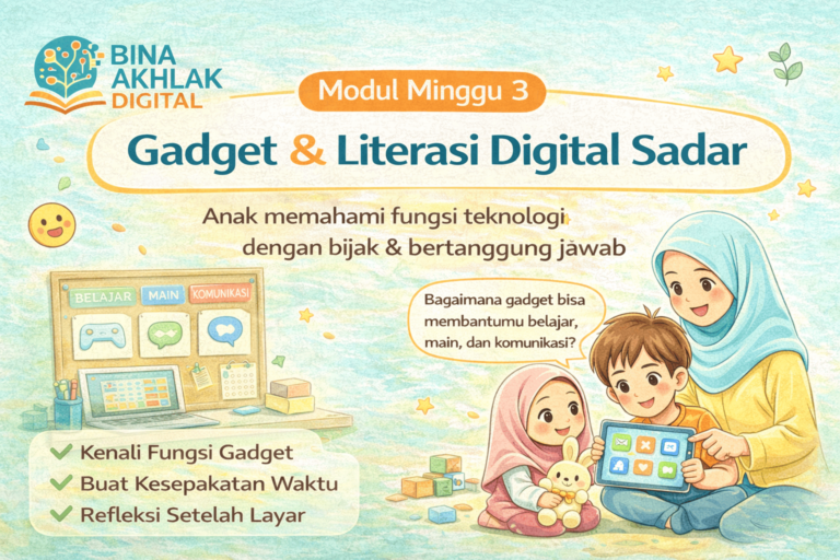 Gadget & Literasi Digital Dengan Sadar