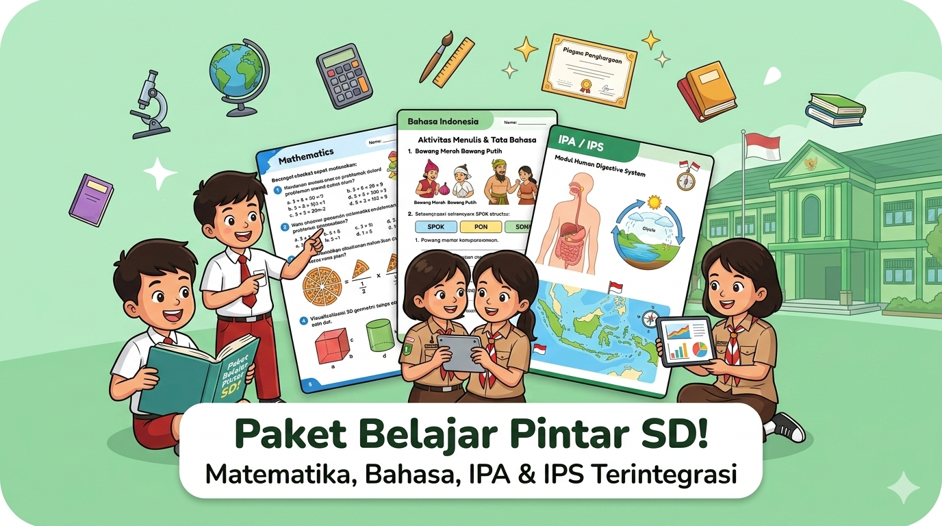 Belajar SD Lebih Mudah, Terarah, dan Terintegrasi