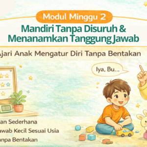 Mandiri Tanpa Disuruh & Menanamkan Tanggung Jawab