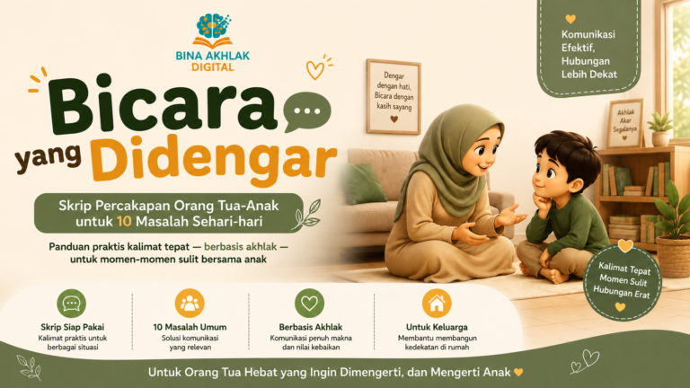 Skrip Percakapan Orang Tua-Anak untuk 10 Masalah Sehari-hari